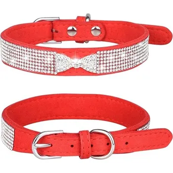 Obojek pro psa Yiwong obojek pro mazlíčky s kamínkem, štrasový obojek pro psy a kočky, obojek pro psy a kočky,