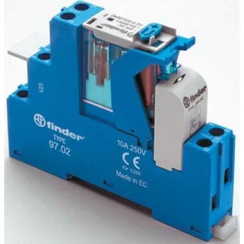 Relé Relé rozhraní 24V ac DPDT Lišta DIN 4C Series 250 → 440V ac