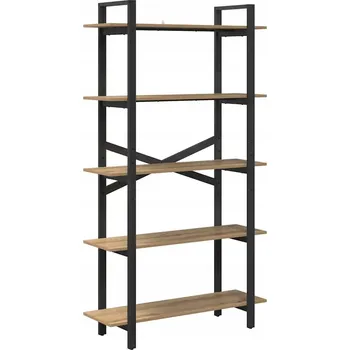 Knihovna Police na knihy Dub řemeslný 100 x 33,5 x 178 cm