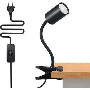 Svítidlo Immax PUNTO-1 KLIP flexibilní, bodové svítidlo pro zdroj typu GU10 9W/240V, černé