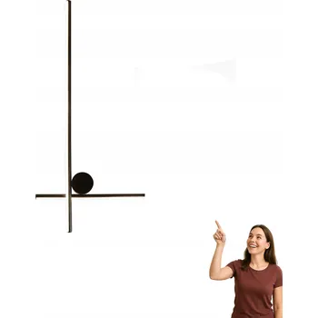 Nástěnné svítidlo Nástěnné svítidlo Zuma Line černé, integrovaný LED zdroj 14 W