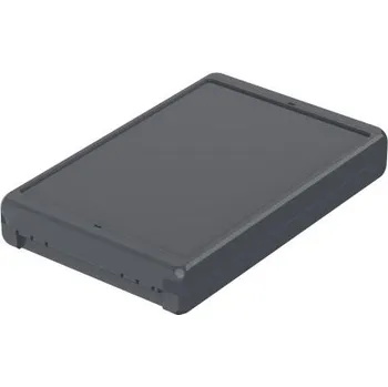 Rozvaděč Bopla Univerzální skříň, řada: Bocube IP66, IP68 Nestíněný S přírubou barva Grafitově šedý, Šedá ABS 271 mm 40 mm 170 mm