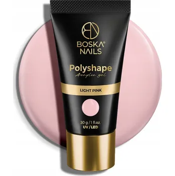 Lak na nehty Boska Nails Akrylożel PolyShape Stavební gel na nehty Light Pink 30g