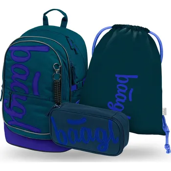 Set školních potřeb Baagl Školní set Core Logo modrý