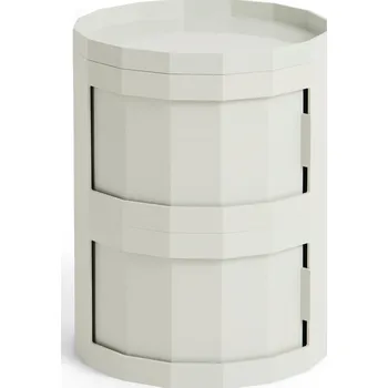 Úložný box Hay, Skříňka dvoudveřová Facet, 49 cm, světle šedá - Formadore