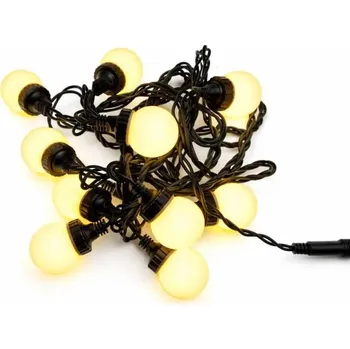 LED osvětlení DECOLED Párty osvetlenie 5 m, 10 teplých bielych LED diód, IP67