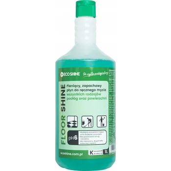 Čistič podlahy Eco Shine lesk na podlahy 1L vonný koncentrovaný čisticí prostředek na podlahy