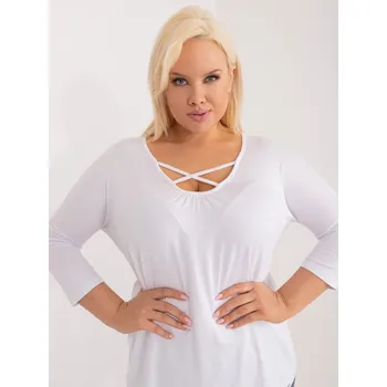 Dámská halenka Halenka RV BZ 6329.43P bílá 2XL
