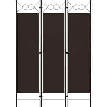 Paraván Paraván 3dílný, hnědý, 120 x 180 cm