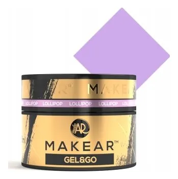 Lak na nehty Makear 15ml odstíny růžové a fialové Gel na tvorbu make-upu