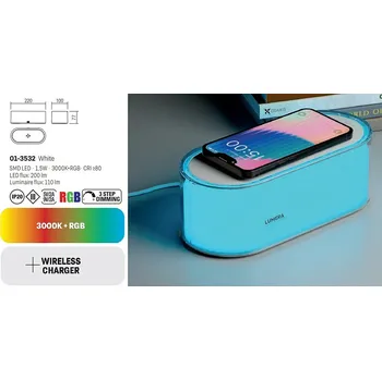 Dekorativní svítidlo Redo Group RGB bezdrátová nabíječka 01-3532 Lumera Redo group