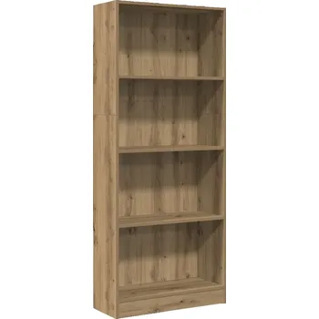 Knihovna Regál VidaXL 60 cm x 143 cm x 24 cm, dekor dub artisan