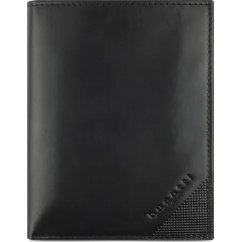 Peněženka Pánská kožená peněženka Bugatti Nobile - černá