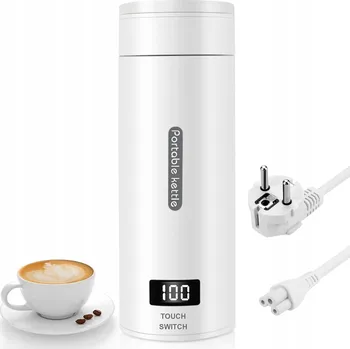 Rychlovarná konvice CESTOVNÍ KONVICE ELEKTRICKÁ PŘENOSNÁ S FUNKCÍ TERMOSKY