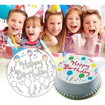 DAALO Šablony na zdobení dortů 4 ks