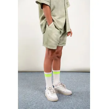 Chlapecké kraťasy Dětské šortky s přídavkem lnu Mayoral Boston by Mayoral 6224.7H.Boston.PPY2 zelená 81X, vel. 160