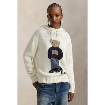 Dámský svetr Svetr s přídavkem lnu Polo Ralph Lauren 211A96253 béžová 01X, vel. S