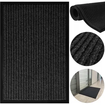 Rohožka GUMOVÁ ROHOŽKA PŘED DVEŘE VSTUPNÍ ČISTICÍ ZÓNA 90 X 150 CM