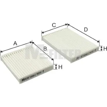 Kabinový filtr Filtr kabinový SCANIA EURO 6 2020 COSIBO 68603