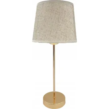 Lampička Stolní lampa se zlatou nohou - Béžová