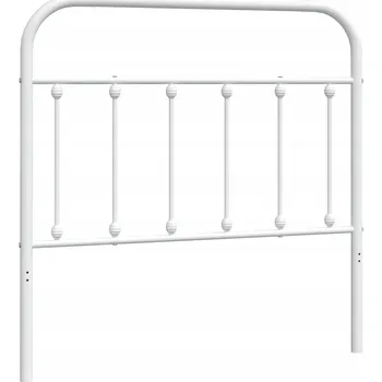 Kovové čelo, bílé, 100 cm