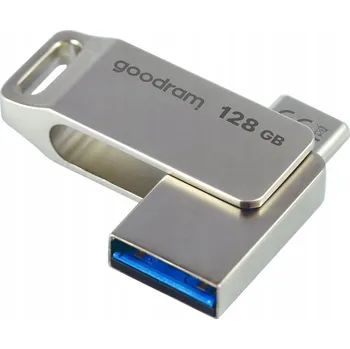 USB flash disk Pendrive GOODRAM 4901885184181 128 GB USB 3.1 typ C, USB 3.2 stříbrný