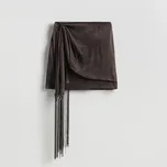 Reserved - Sukně s třásněmi - hnědá - 759KB-88X - 759KB-88X-M