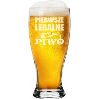 Sklenice Sklenice na pivo s gravírováním 500 ml k 18. narozeninám pro kluka