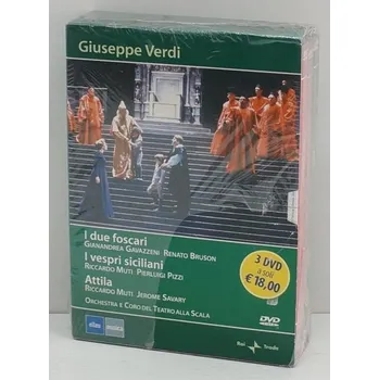 Dva Foscariové. Sicilské nešpory. Attila (smíšená edice). 3 DVD