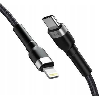 Datový kabel Kabel Wozinsky USB typ C - Apple Lightning 1 m černý