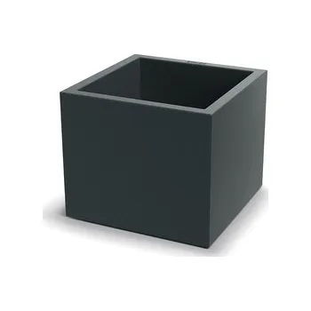 Květináč CUBLA SQUARE 47 cm - barva: tmavě šedá