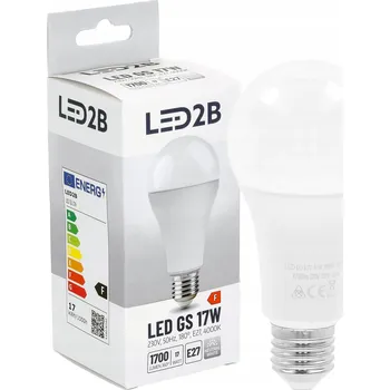 Žárovka LED žárovka 17W E27 4000K Silná Mléčná