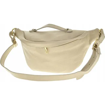 Kabelka Laura Biaggi kabelka přes rameno z pravé semišové kůže, béžová