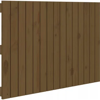 Čelo postele, medově hnědá, 95,5x3x60 cm, borovicové dřevo