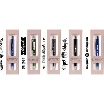 Propiska automatická modrá Cresco