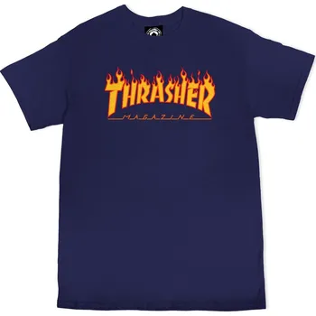 Triko Thrasher Flame Navy blue XL