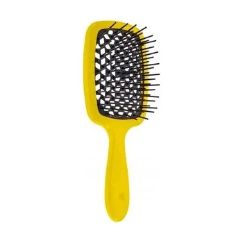 kartáč na vlasy Janeke Superbrush Normal Kartáč na rozčesávání vlasů žluto-černý