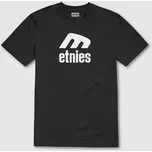 Etnies Triko Etnies, Icon E SS Tee black/white 2026 Velikost: L