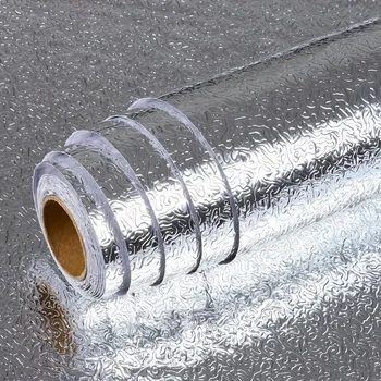 Obraz HLINÍKOVÁ FÓLIE SAMOLEPICÍ OCHRANNÁ DO KUCHYNĚ ŽÁRUVZDORNÁ 60 X 500 CM