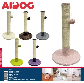 Škrabadlo pro kočky s Míčkem - a Vysoká Stabilita