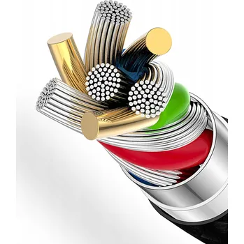 Datový kabel Kabel Dudao USB - USB typ C / microUSB / Lightning 1,2 m černý