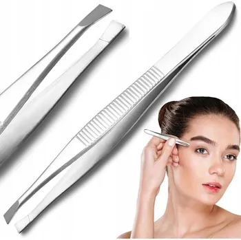 Péče o řasy a obočí PRECZNÍ KOSMETICKÁ ŠIKMÁ PINZETA