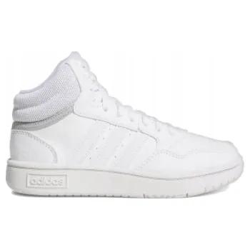 Dámské tenisky ADIDAS HOOPS MID 3.0 K (38 2/3) Dětské boty Bílé