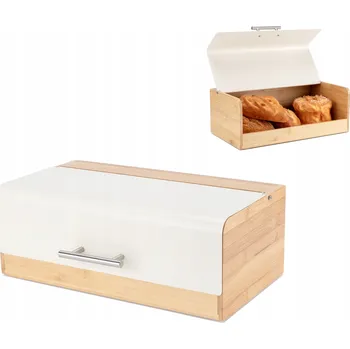 chlebník Jednodílný chlebník Elitehoff béžový bambusový