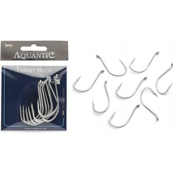 Rybářský háček Mořské háčky Aquantic Target 8 ks