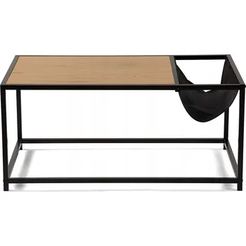 Konferenční stolek Odkládací stolky v dekoru černého mramoru