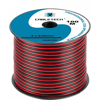elektrický kabel Reproduktorový kabel Cabletech KAB0389 2 x 0,5 mm² 100 m
