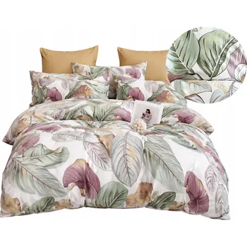 Povlečení Povlečení povlečení teplé 200x220 + povlaky na polštáře ČESKÁ VÝROBA 3 dílné, růže, květiny