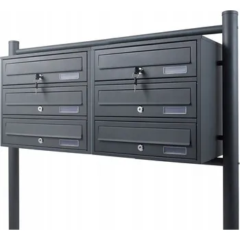 Poštovní schránka Poštovní schránka euroschránka, vhoz Bituxx šedá