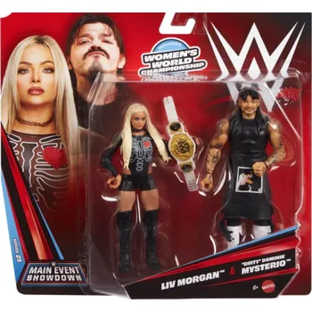 Figurky WWE Main Event Showdown Pack Liv Morgan a Dirty Dominik Mysterio